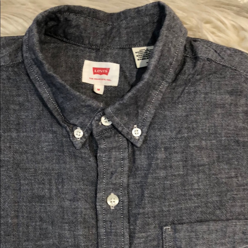 Grey Levi dress shirt